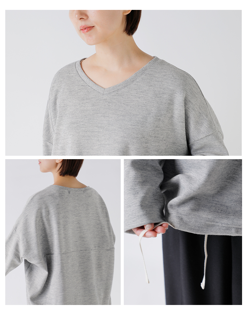 Squady(スカディ)ウールポンチプルオーバー907-4866