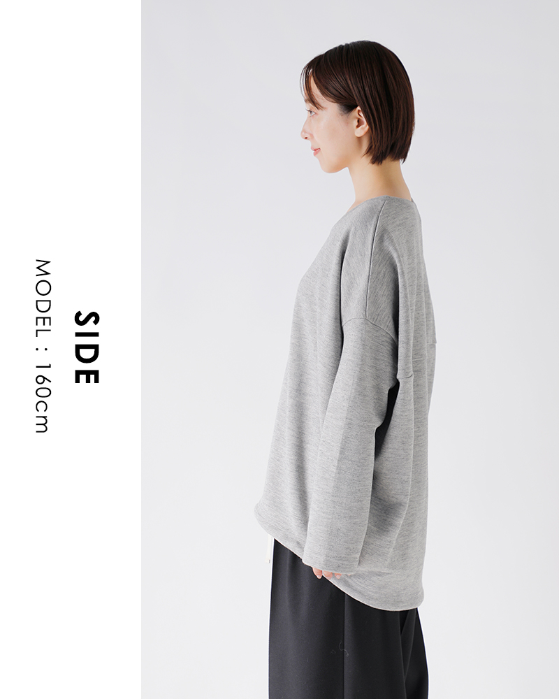 Squady(スカディ)ウールポンチプルオーバー907-4866