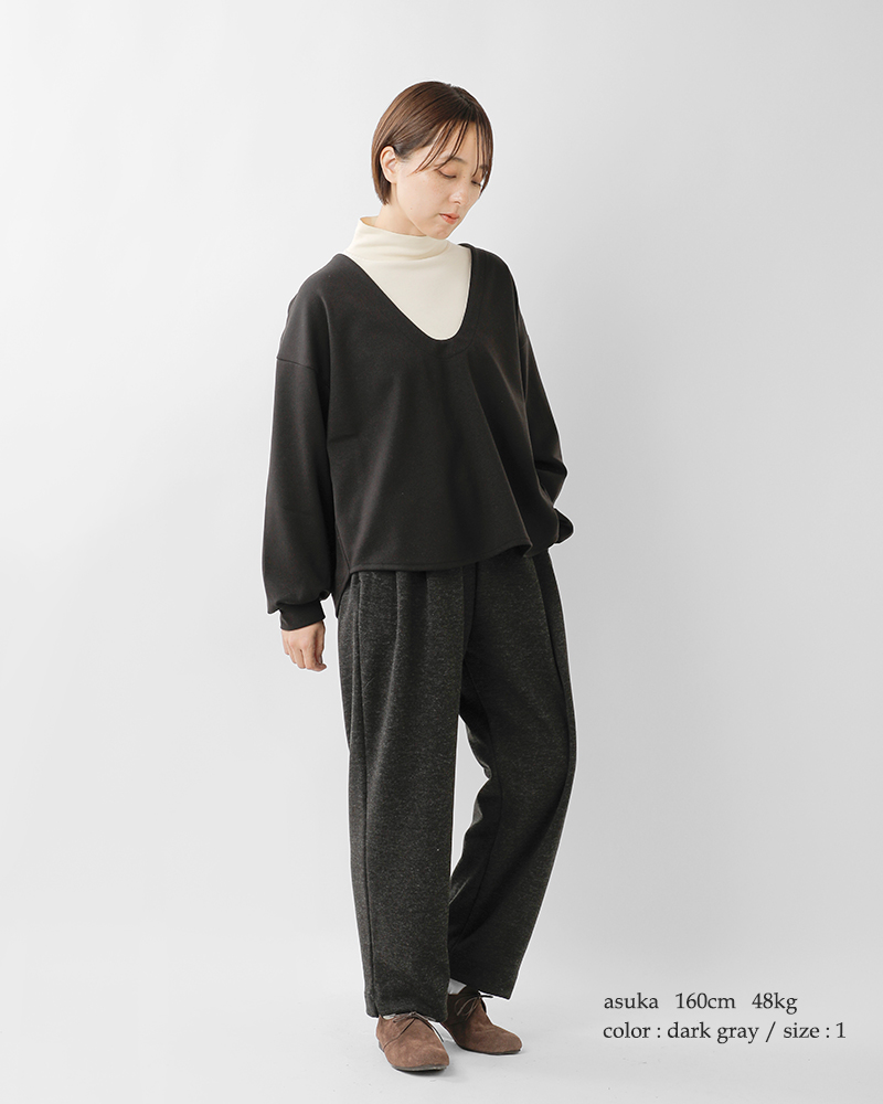 Squady(スカディ)ウールポンチパンツ907-4868