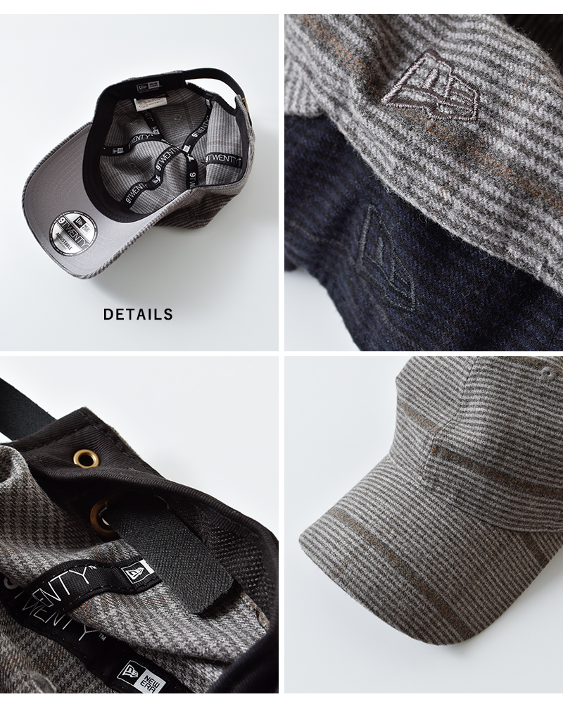 NEW ERA(ニューエラ)9TWENTYLSチェックキャップ920ls-check