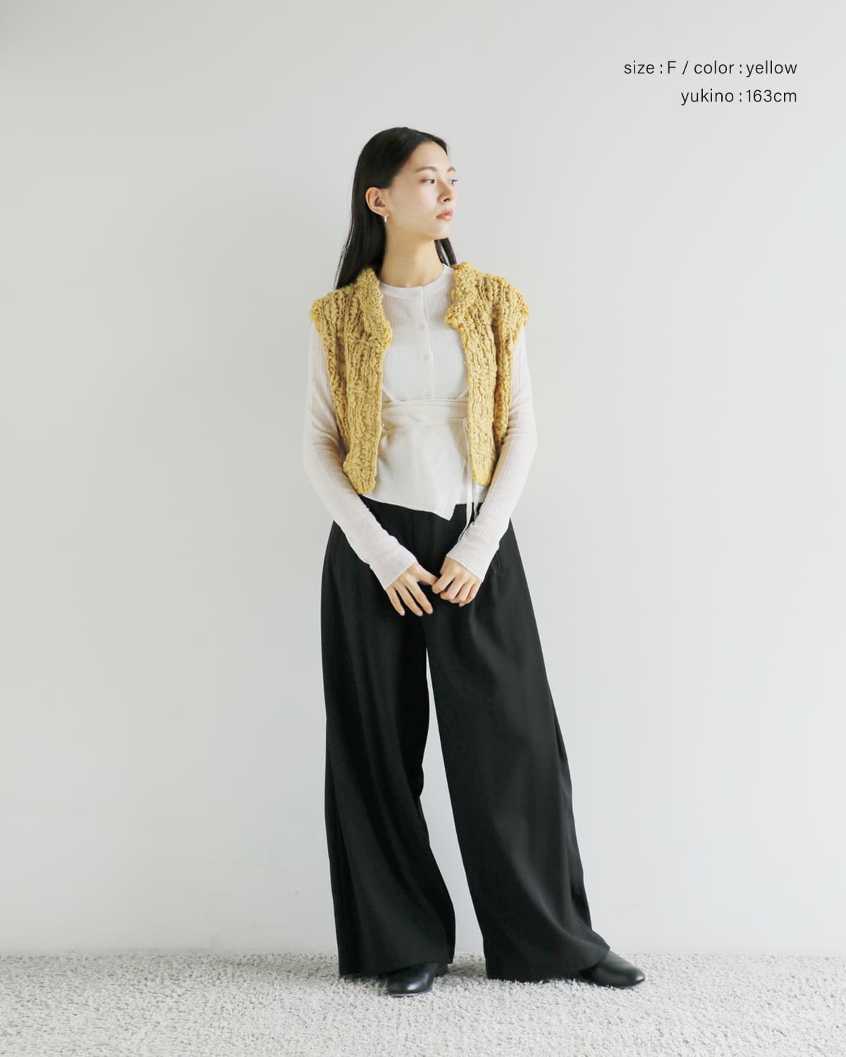 CHIGNON(シニヨン)ポップコーンベスト9455-305dp 9455-305dp