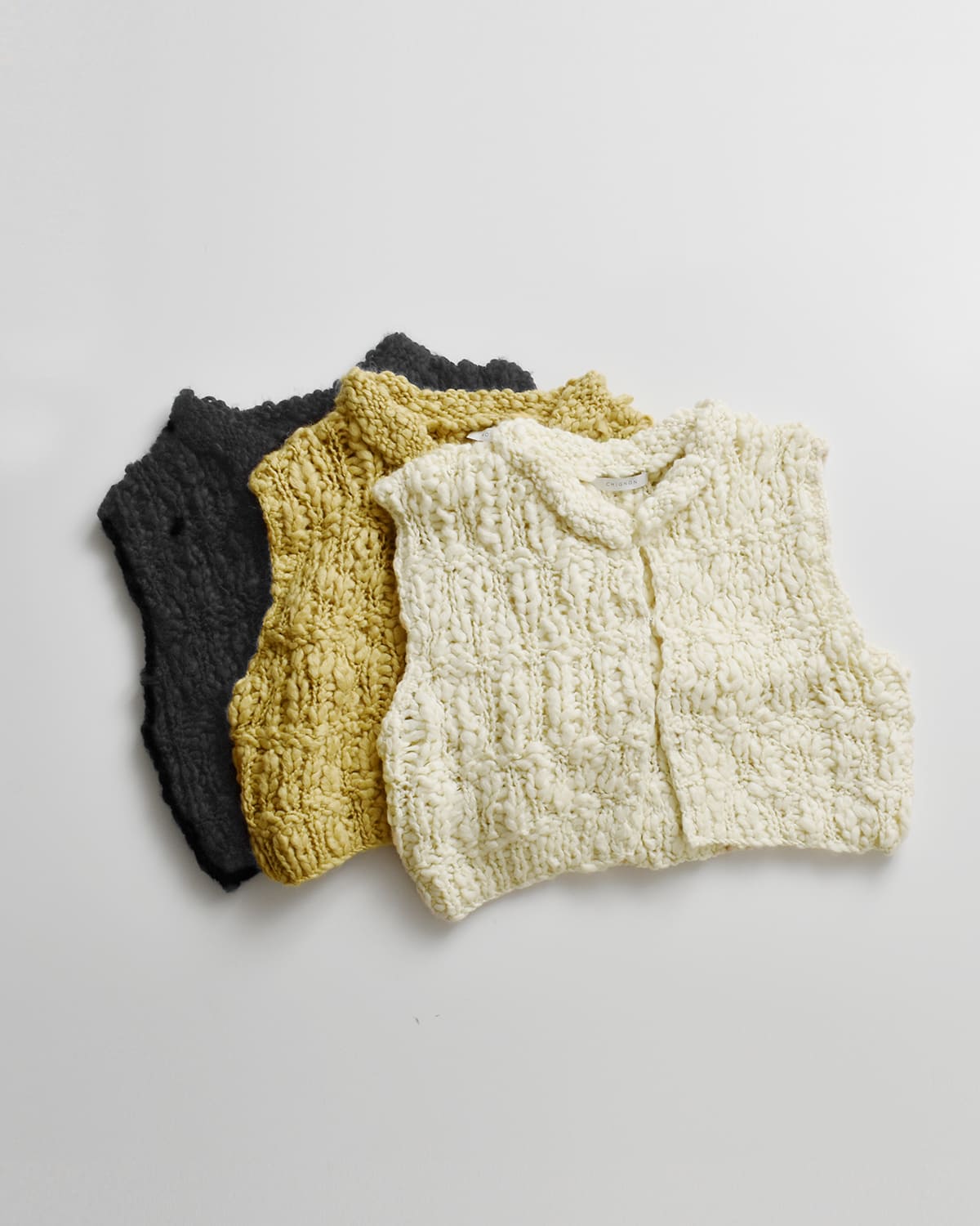 CHIGNON(シニヨン)ポップコーンベスト9455-305dp 9455-305dp