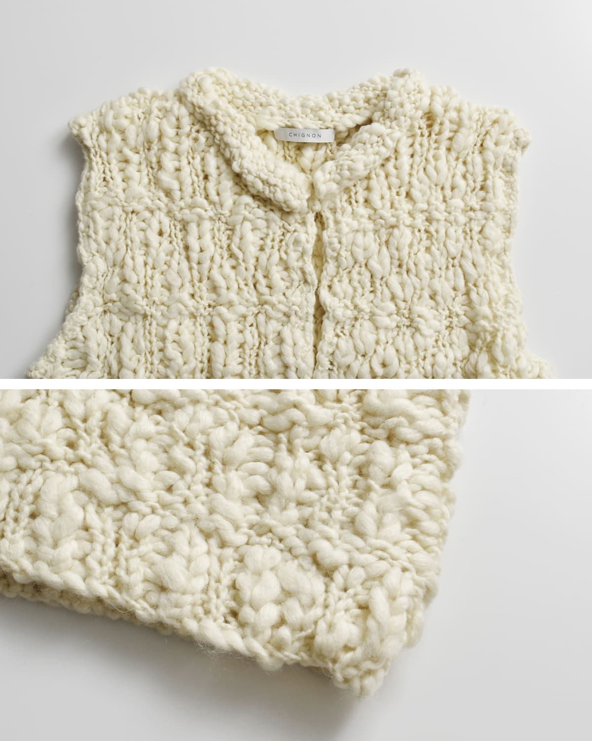 CHIGNON(シニヨン)ポップコーンベスト9455-305dp 9455-305dp