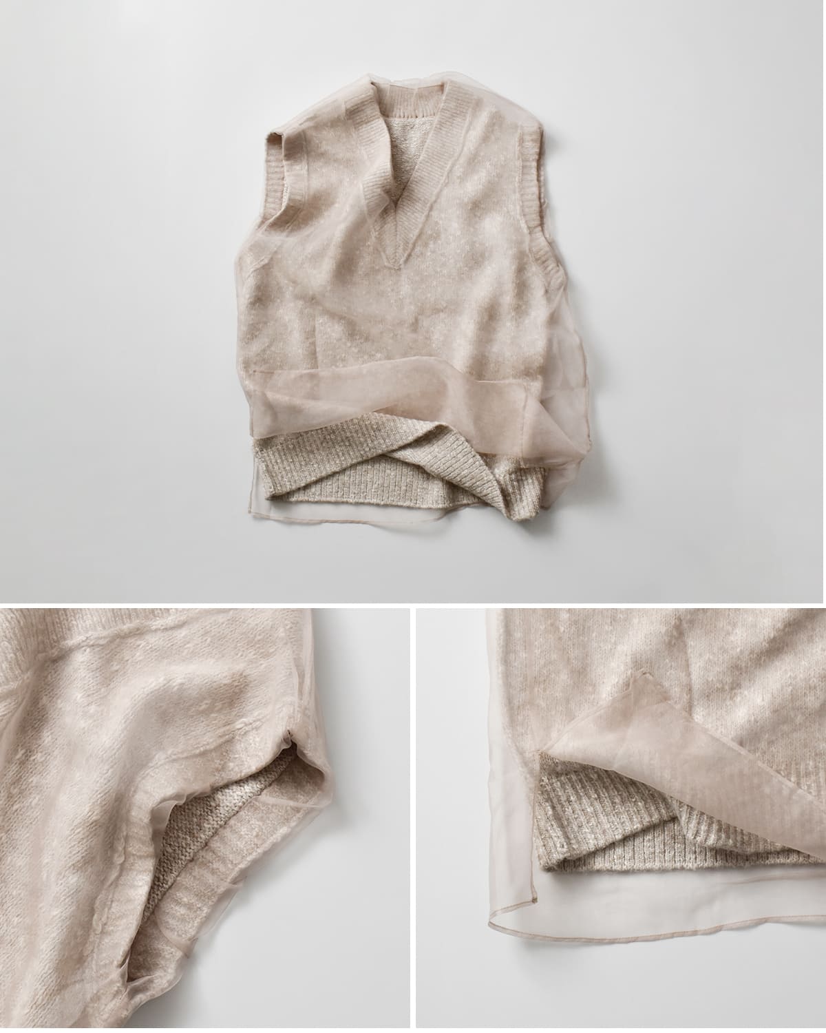 CHIGNON(シニヨン)リバーオーガンドッキングベスト 9554-083jr