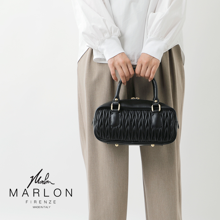 MARLON(マーロン)SAUVAGEレザー2wayハンドショルダーバッグ96-mar-bs4700