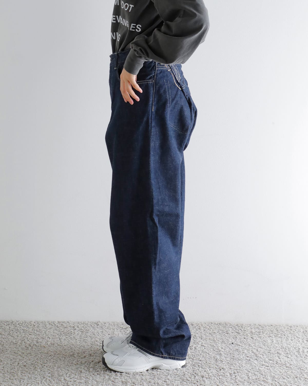 KURO クロ セルビッチ クロス デニム パンツ “SELVEDGE CROSS