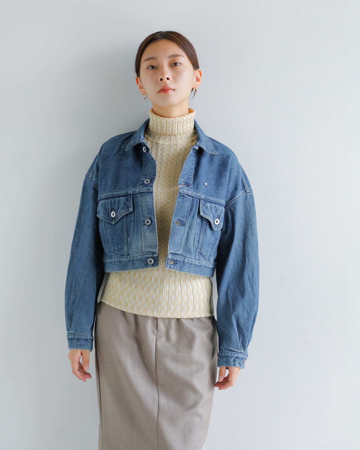  クロップドフラッフィジャケット Lサイズ クロップドフラッフィジャケット - ベージュ - レディース | H&M JP