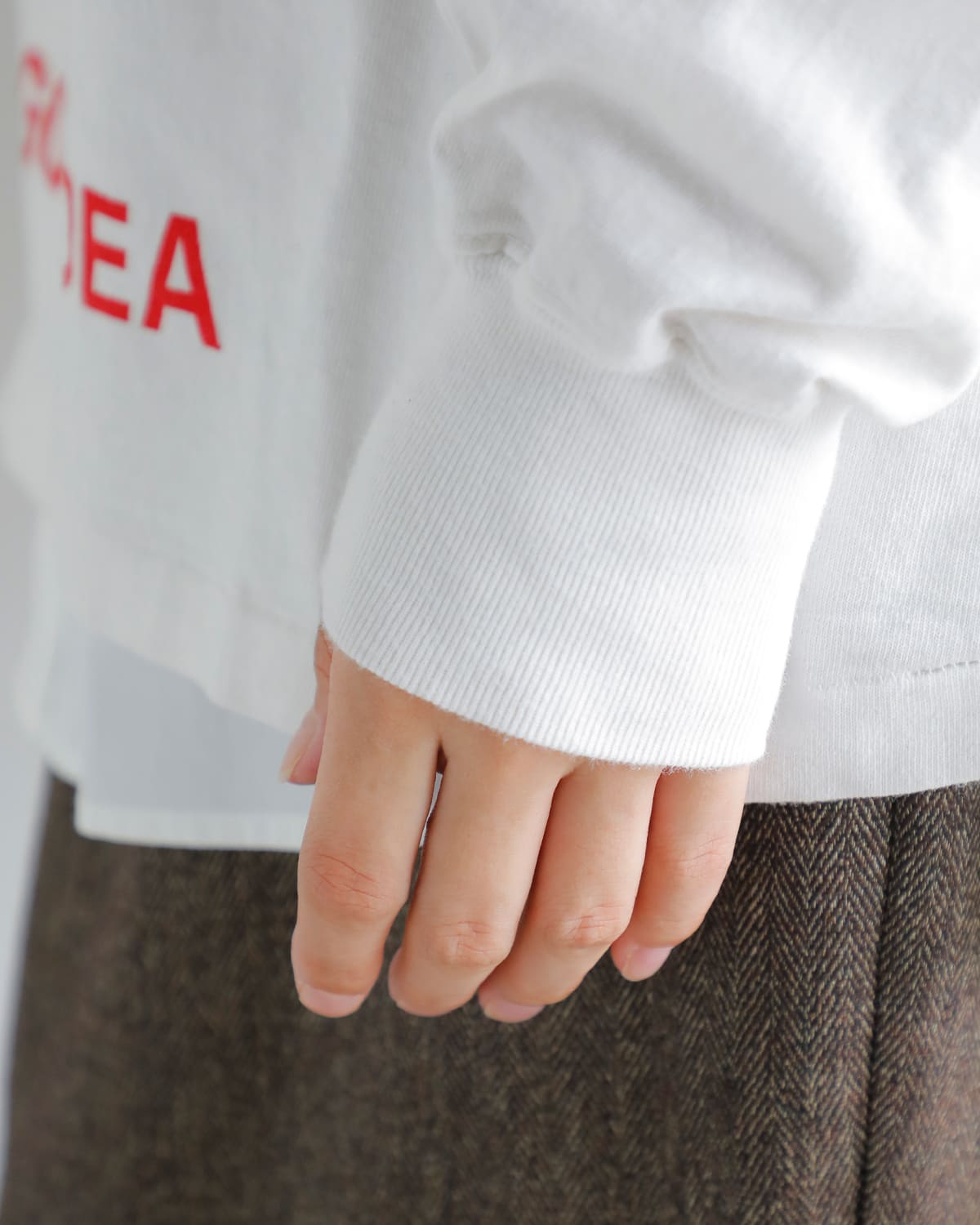 KURO(クロ)ラウンドシェイプダイロングスリーブTシャツ “17/- ROUND SHAPE DYED L/S TEE” 964219