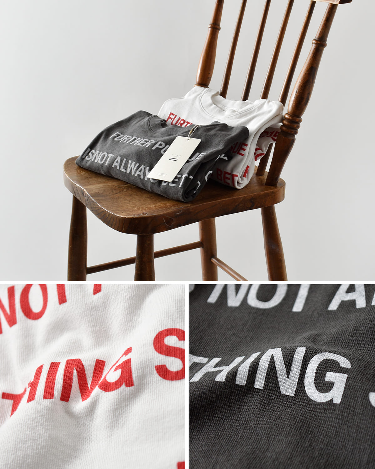 KURO(クロ)ラウンドシェイプダイロングスリーブTシャツ “17/- ROUND SHAPE DYED L/S TEE” 964219