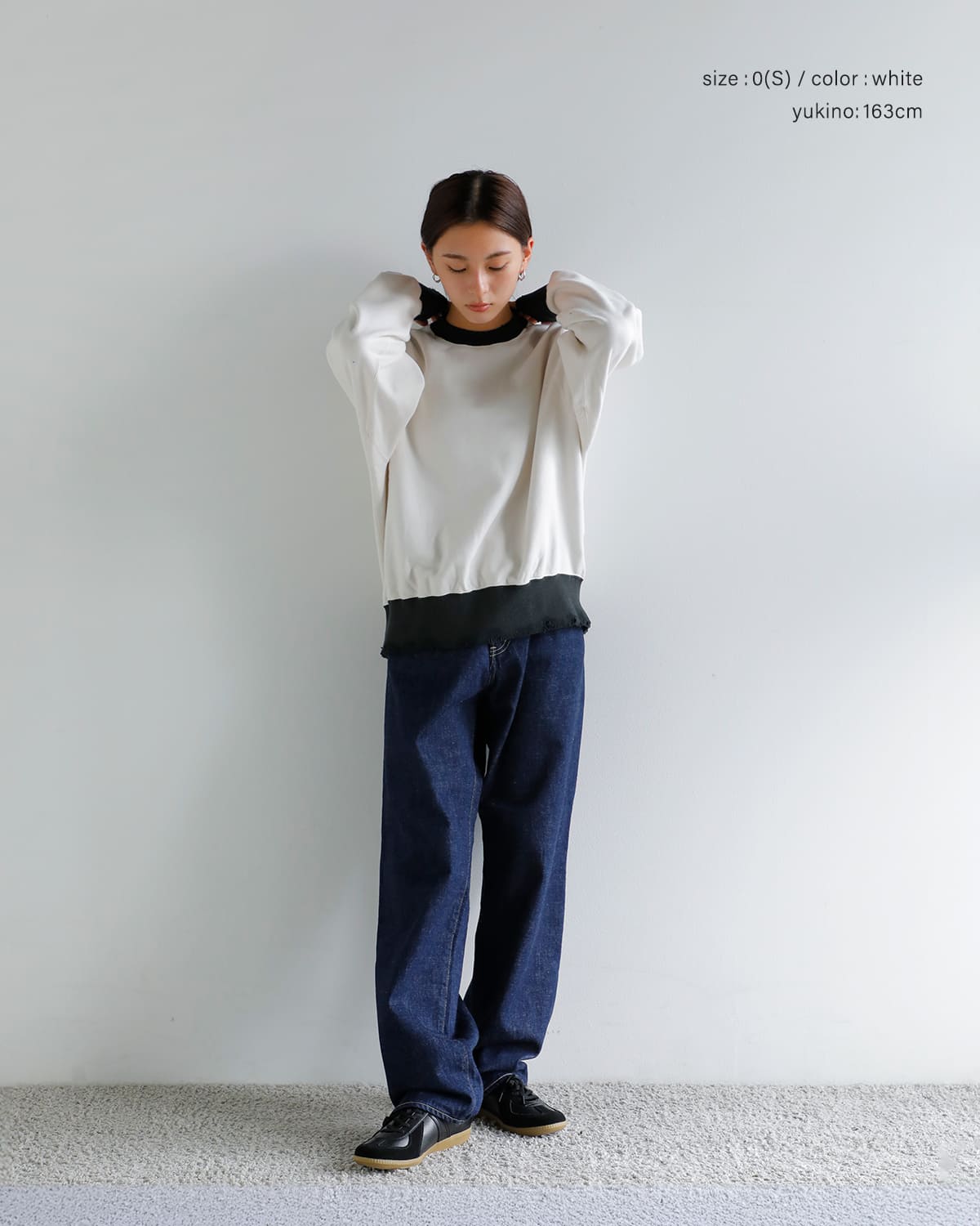 KURO(クロ)フリーダムスリーブクルーネックスウェット “FREEDOM SLEEVE CREW NECK SWEAT” 964221