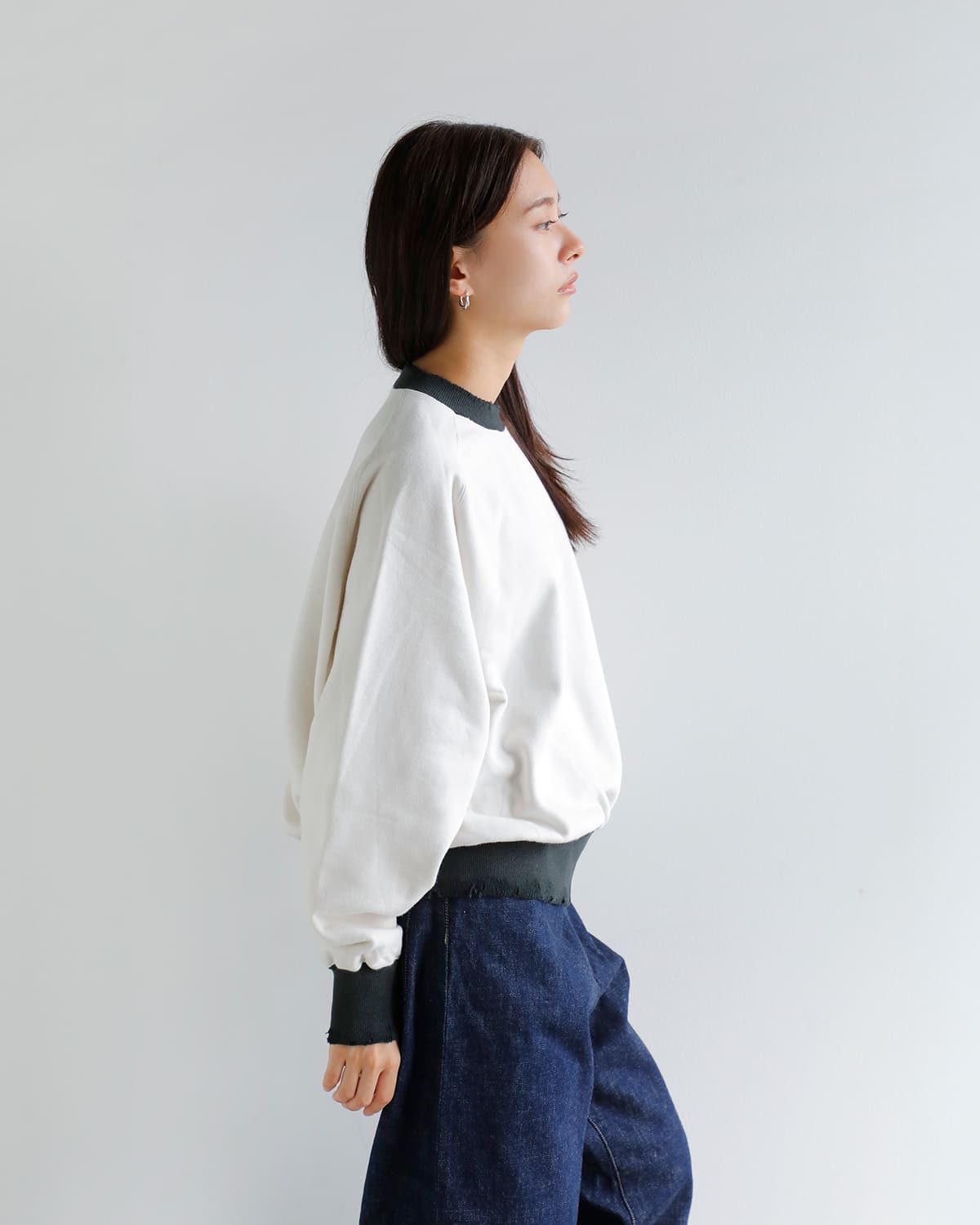 KURO(クロ)フリーダムスリーブクルーネックスウェット “FREEDOM SLEEVE CREW NECK SWEAT” 964221