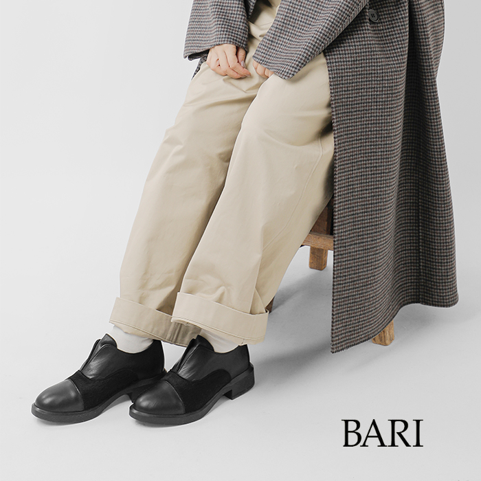 BARI(バリ)レザーヘアポニー切替ラバーソールシューズ98-bar-ariza22