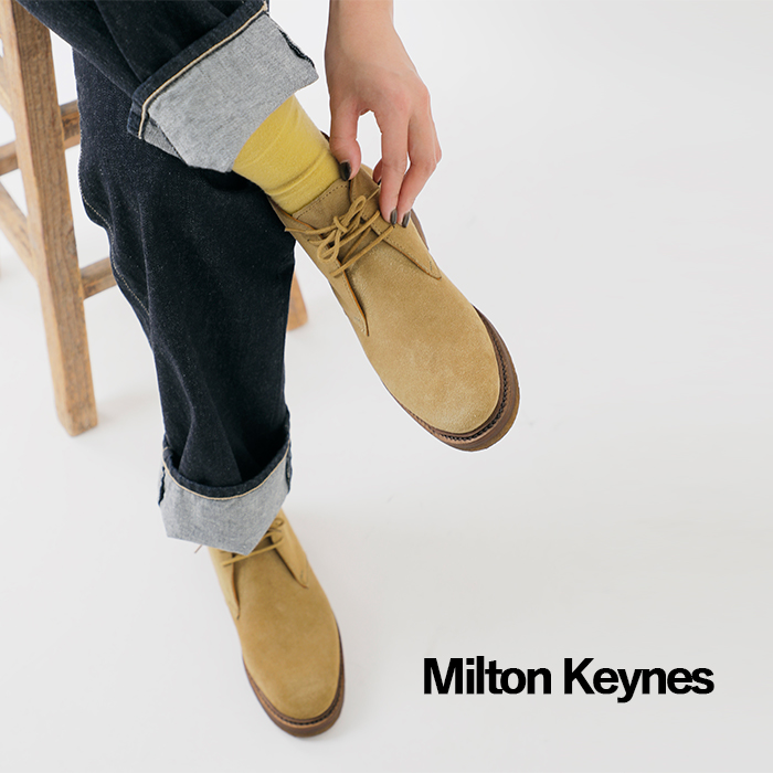 Milton Keynes(ミルトンキーンズ)スエードレザーデザートブーツ9852-1746l