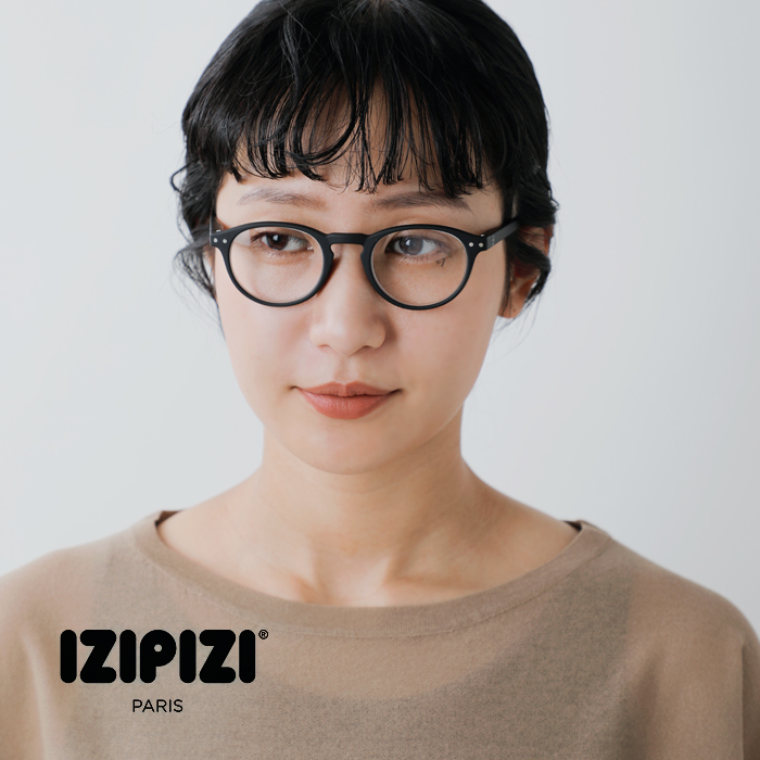 IZIPIZI(イジピジ)度付きスモールラウンドリーディンググラスa-reading