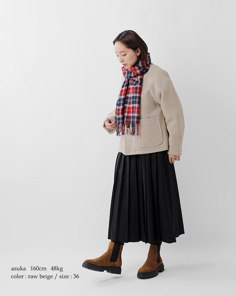 DANTON(ダントン)ウールライトパイルカラーレスジャケットdt-a0013wlp-25aw