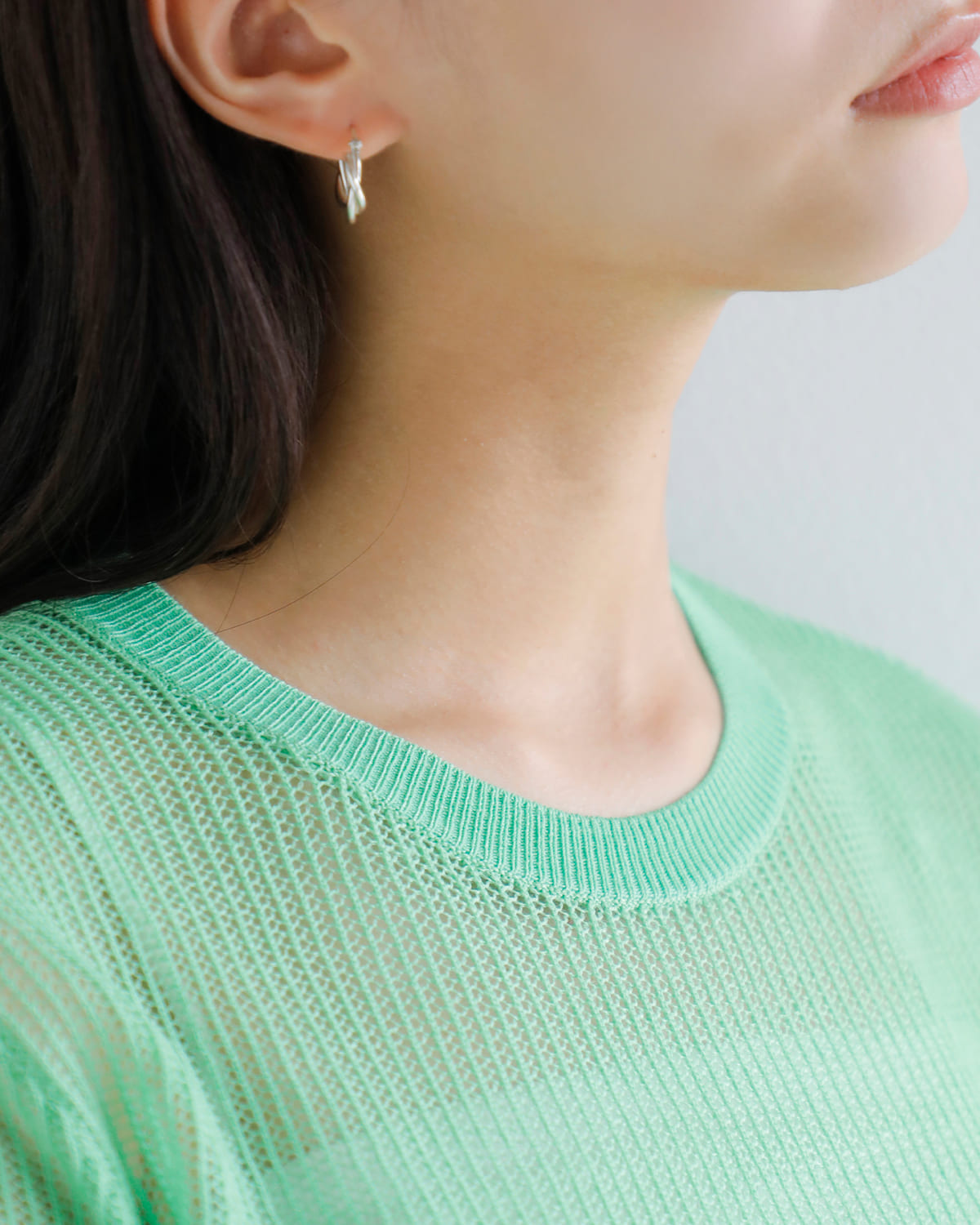 ANNUAL(アニュアル)ウールメッシュ編みニットプルオーバー “Mesh Pullover” a1207-317po02