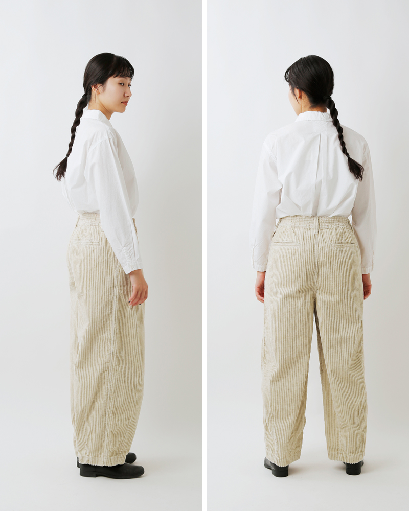 HARVESTY ハーベスティ ビッグ コーデュロイ ナローシルエット