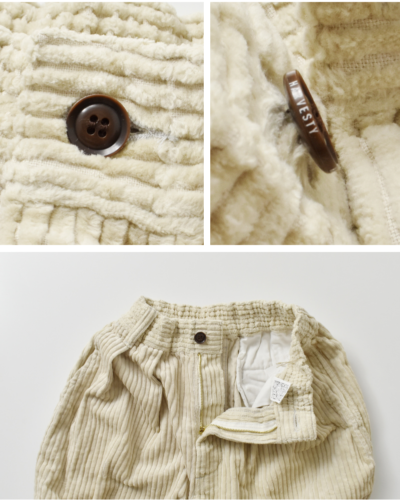 HARVESTY(ハーベスティ)ビッグコーデュロイナローシルエットサーカスパンツa12522