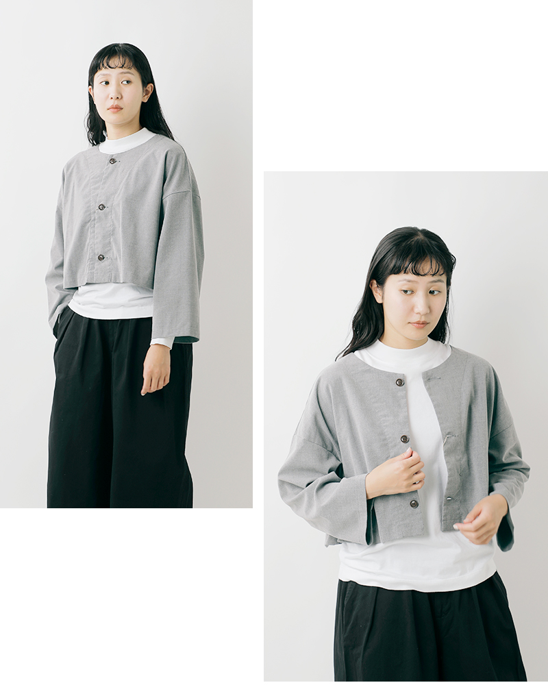 HARVESTY(ハーベスティ)トロピカルストレッチボレロジャケットa32512