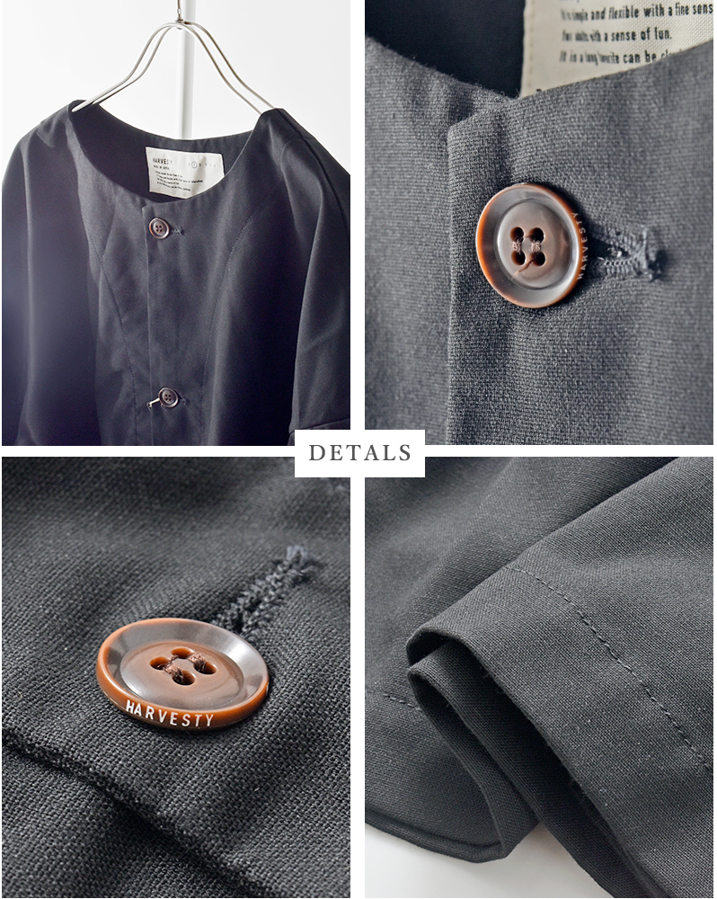 HARVESTY(ハーベスティ)トロピカルストレッチボレロジャケットa32512