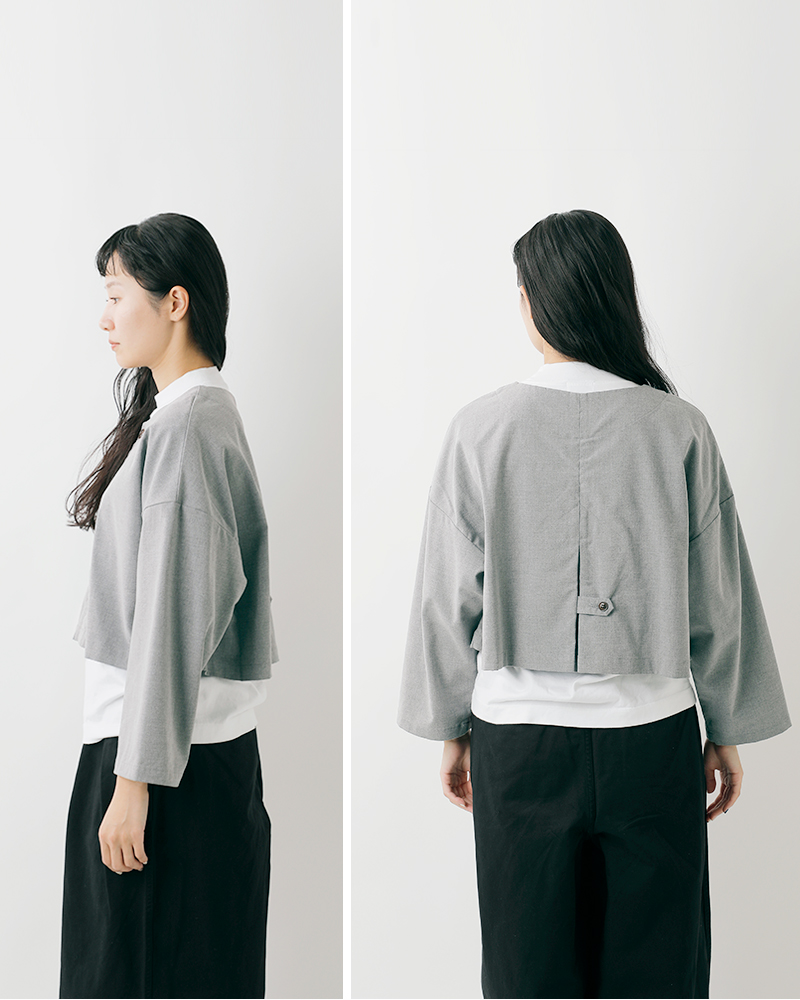 HARVESTY(ハーベスティ)トロピカルストレッチボレロジャケットa32512