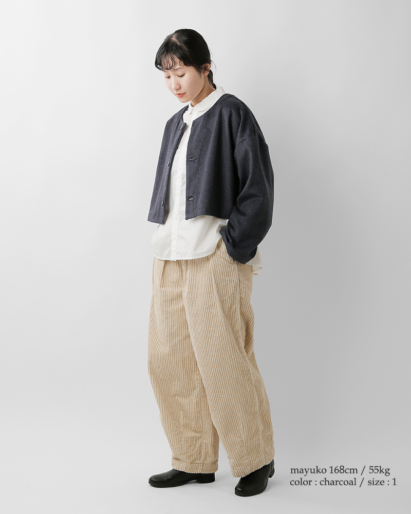 HARVESTY(ハーベスティ)ウールビーバーボレロジャケットa32517