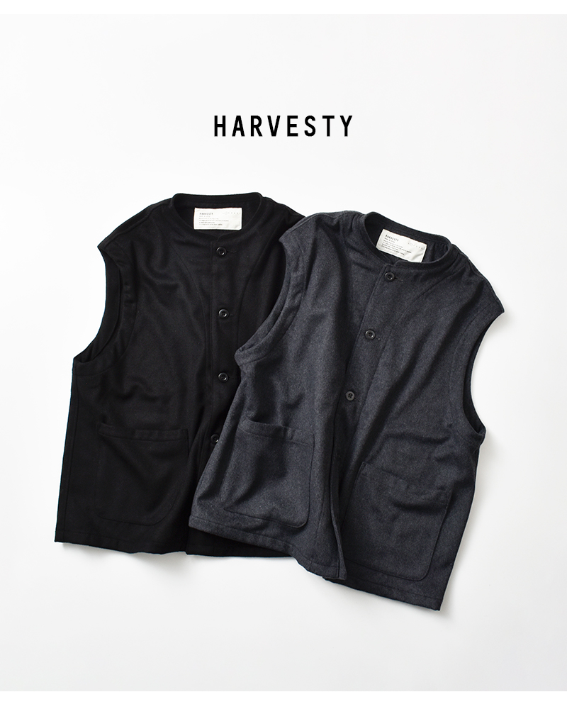 HARVESTY(ハーベスティ)ウールビーバーアトリエベストa32518