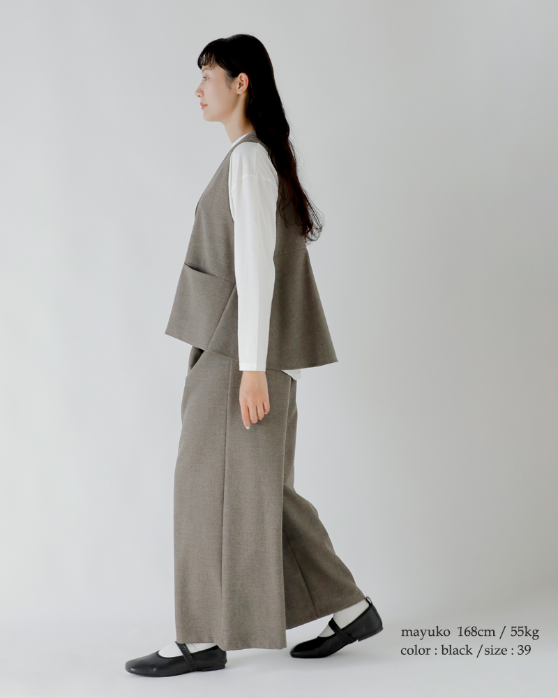 KMBナッパレザー フラット メリージェーン バレエシューズ a7518