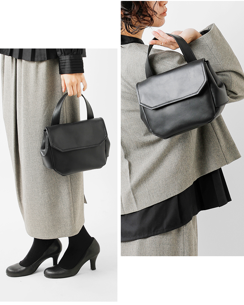 ANVOCOEUR(アンヴォクール)イタリアンカウレザーハンドバッグ“Rislokka”ac23406