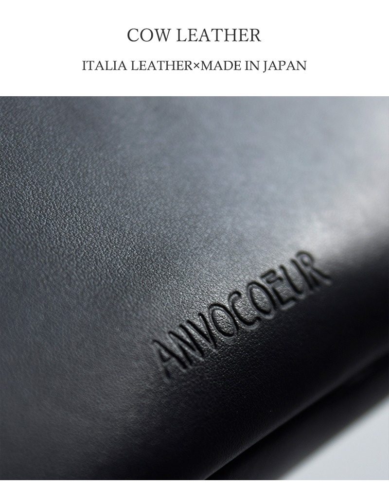 ANVOCOEUR(アンヴォクール)イタリアンカウレザーハンドバッグ“Rislokka”ac23406