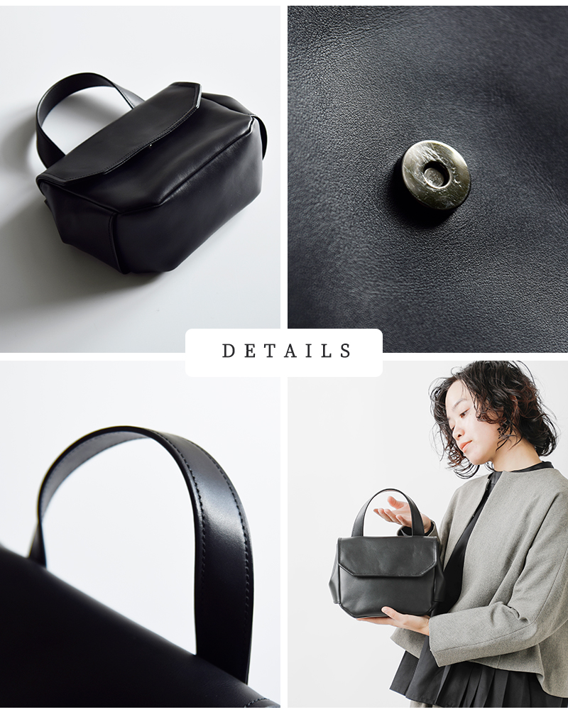 ANVOCOEUR(アンヴォクール)イタリアンカウレザーハンドバッグ“Rislokka”ac23406