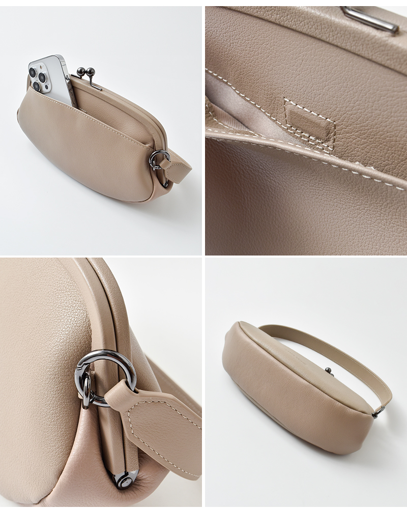 ANVOCOEUR(アンヴォクール)レザー2wayミドルモアハンドバッグ“Middlemore”ac25305