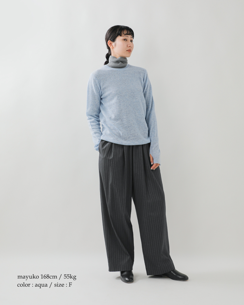 ADAWAS(アダワス)シアーカシミヤセーターadws-501-36