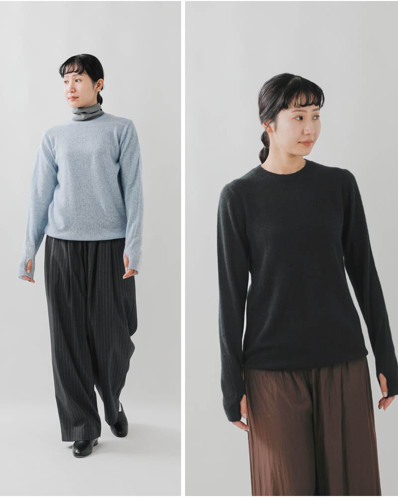 ADAWAS(アダワス)シアーカシミヤセーターadws-501-36