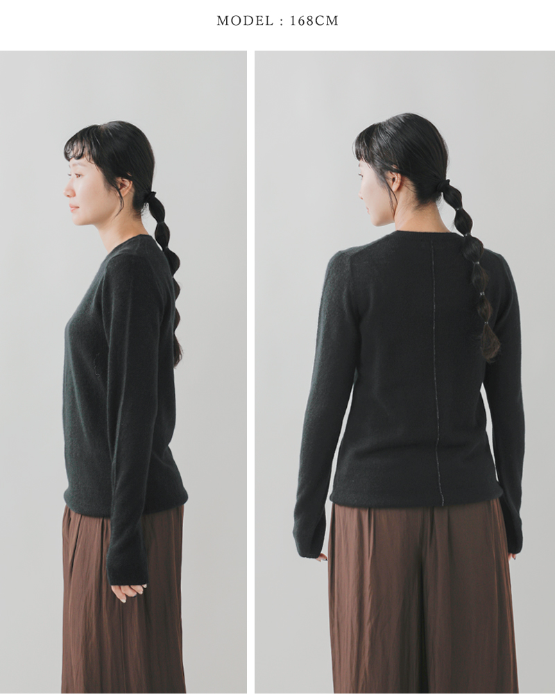 ADAWAS(アダワス)シアーカシミヤセーターadws-501-36