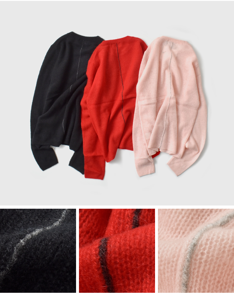 ADAWAS(アダワス)シアーカシミヤセーターadws-501-36