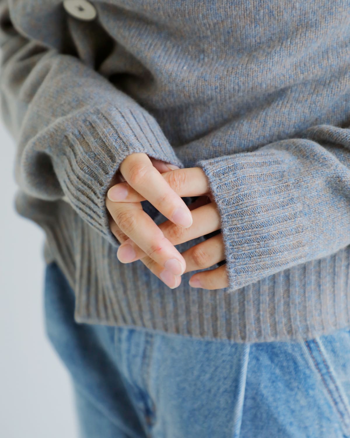 AKANE UTSUNOMIYA(アカネウツノミヤ)スーパーファインラムズウールカシミヤアシンメトリージャケットakes-008 akes-008