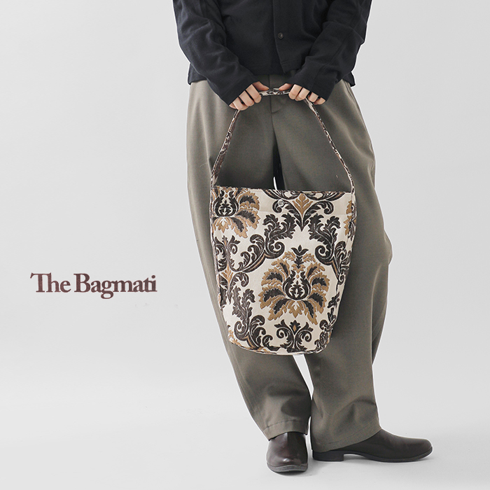 The Bagmati(バグマティ)ジャガード織りワンハンドルトートバッグan-230107