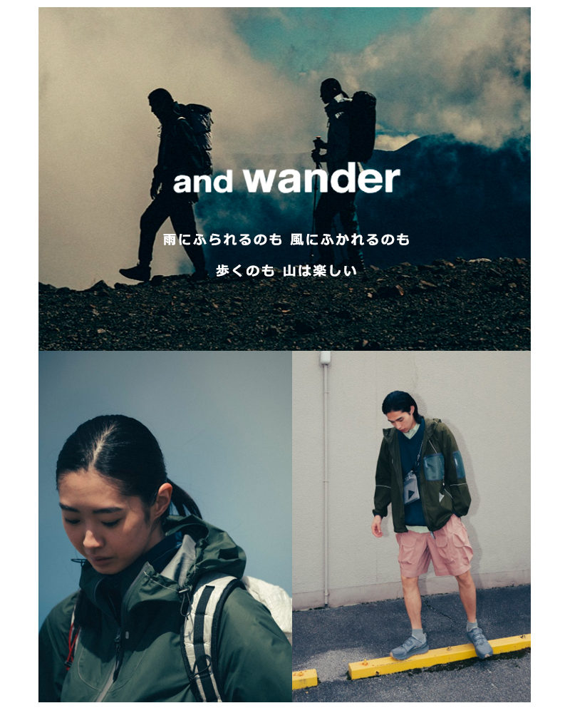 and wander(アンドワンダー)防水トートバッグ“PE/COtotebag”574-5985224