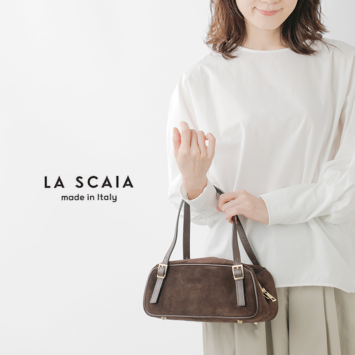 La Scaia(ラ スカイア)2wayレクタングルショルダーバッグap-700-cado