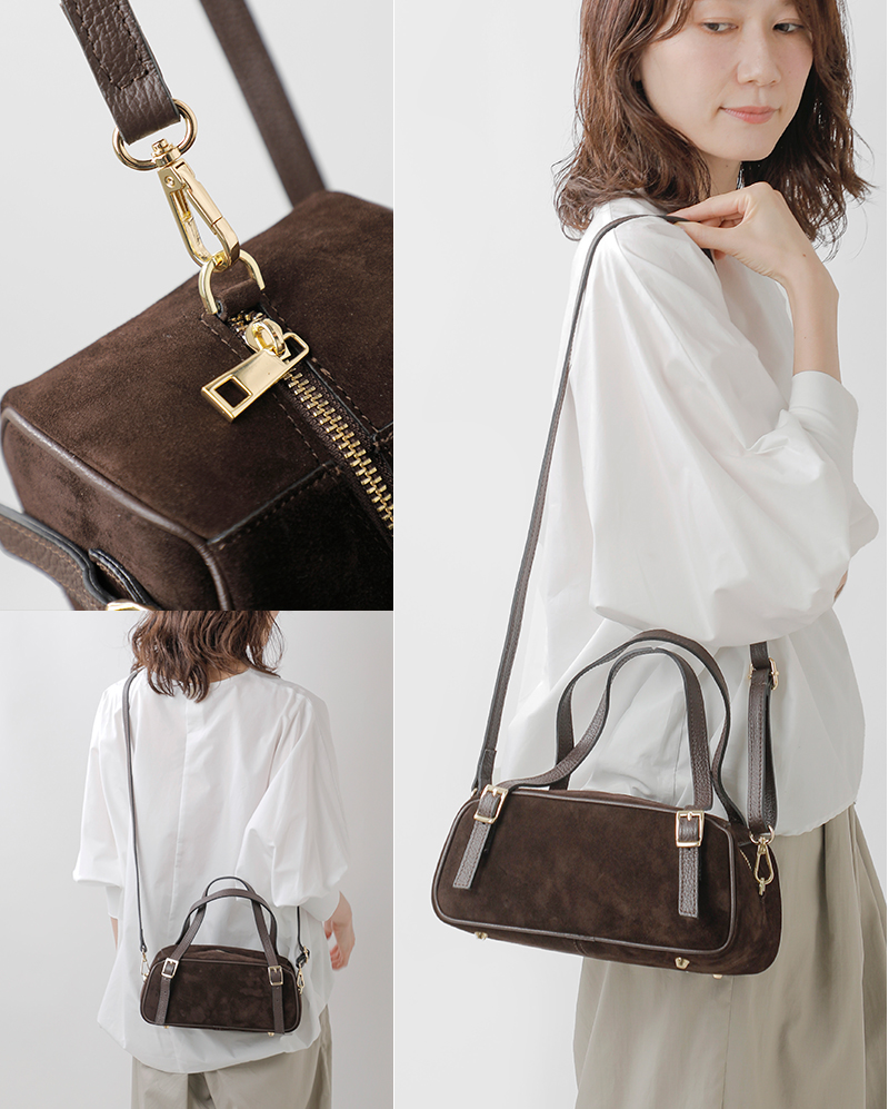 La Scaia(ラ スカイア)2wayレクタングルショルダーバッグap-700-cado