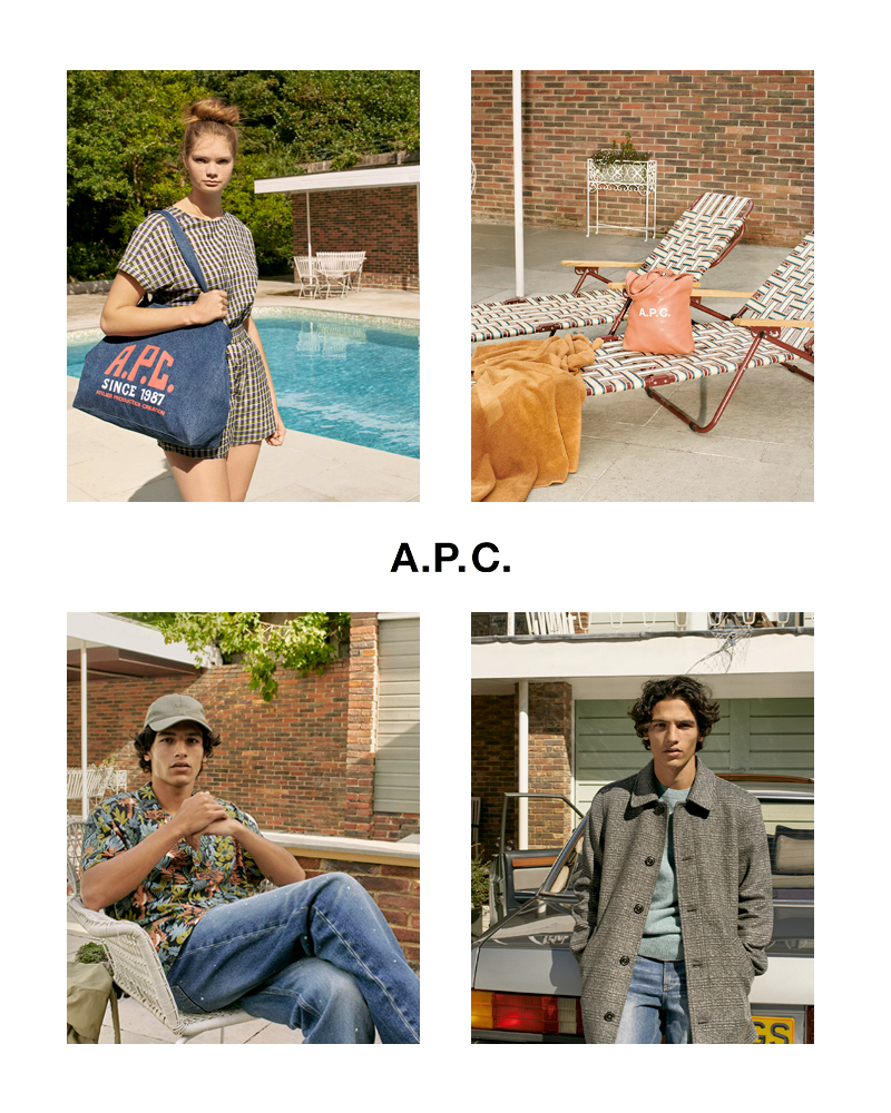 A.P.C.(アー・ペー・セー)ロゴリブクルーソックス“CHAUSETTEWILLFEMME”25225-1-09010