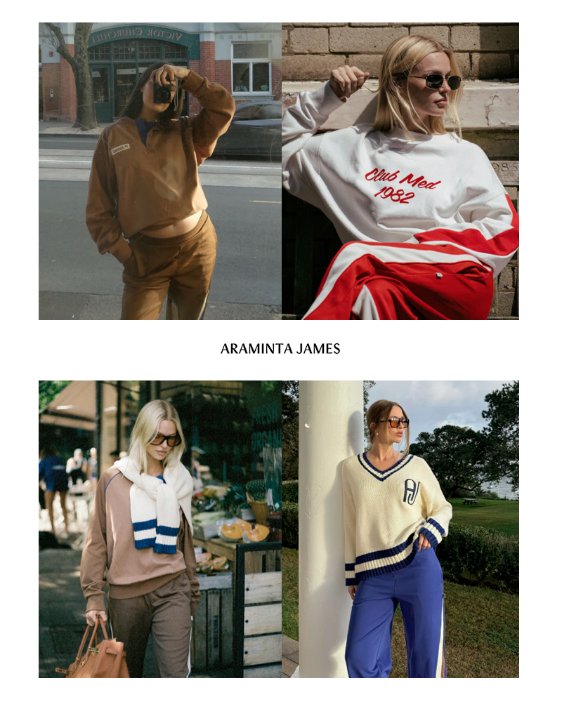 トップス ARAMINTA JAMES/PARIS SWEATSHIRT Araminta James Hotel Paris Sweatshirt | Washed Ocean Green