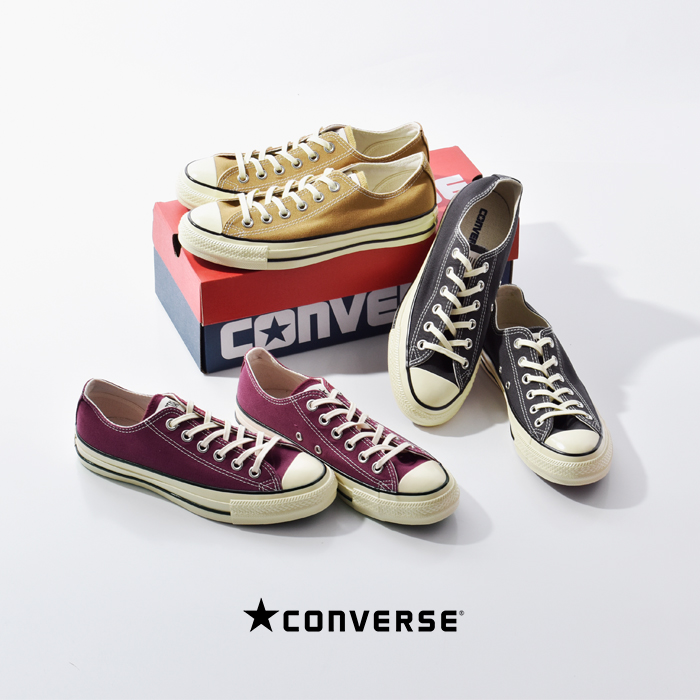 なえ様☆オーダー CONVERSE コンバース オールスター エイジド AC OX キャンバス