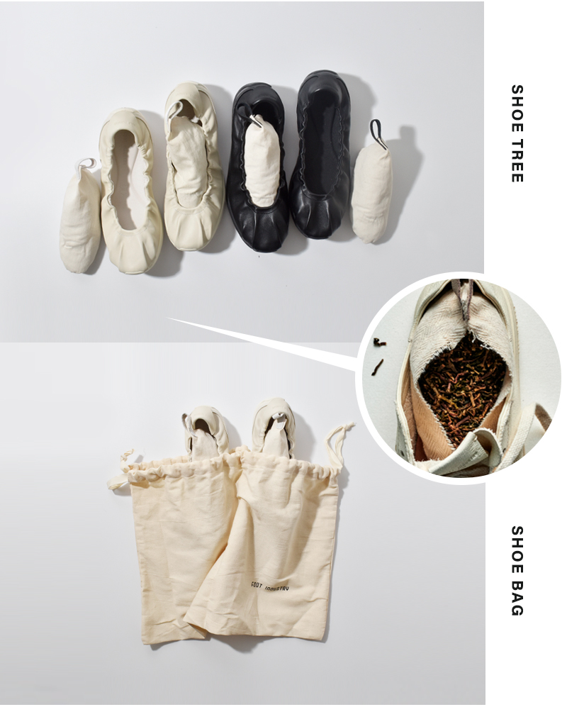 FOOT INDUSTRY(フットインダストリー)シープレザーバレエシューズ“BALLET”awc012