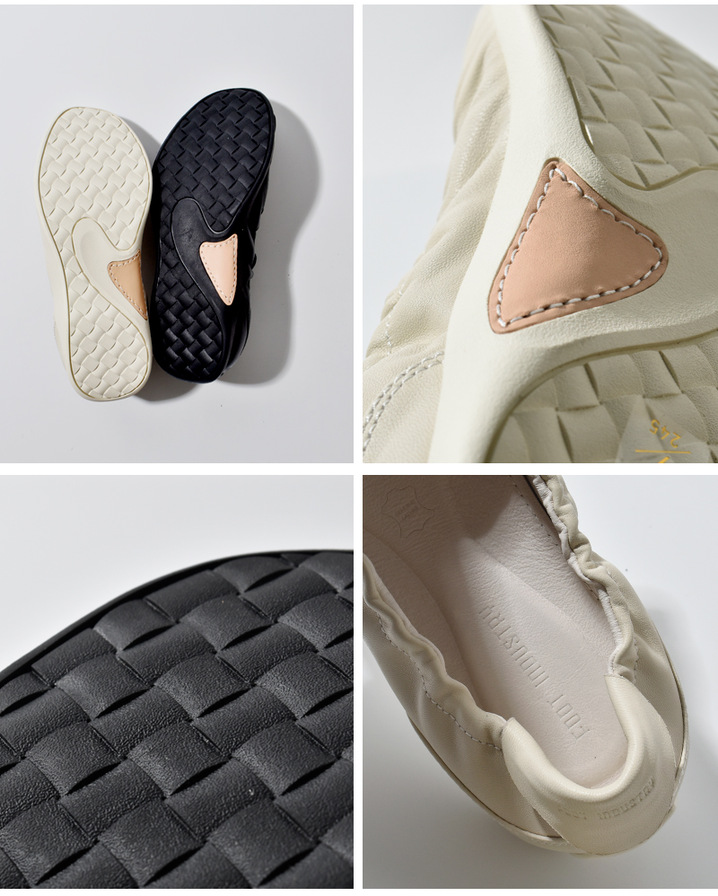 FOOT INDUSTRY(フットインダストリー)シープレザーバレエシューズ“BALLET”awc012