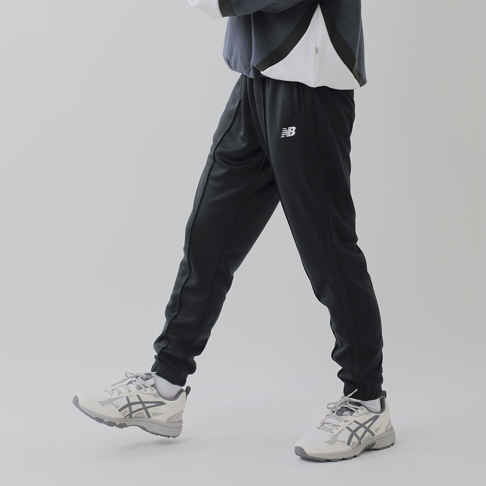 new balance(ニューバランス)吸汗速乾ダブルニットジョガートラックパンツ“AWP51109BK”awp51109