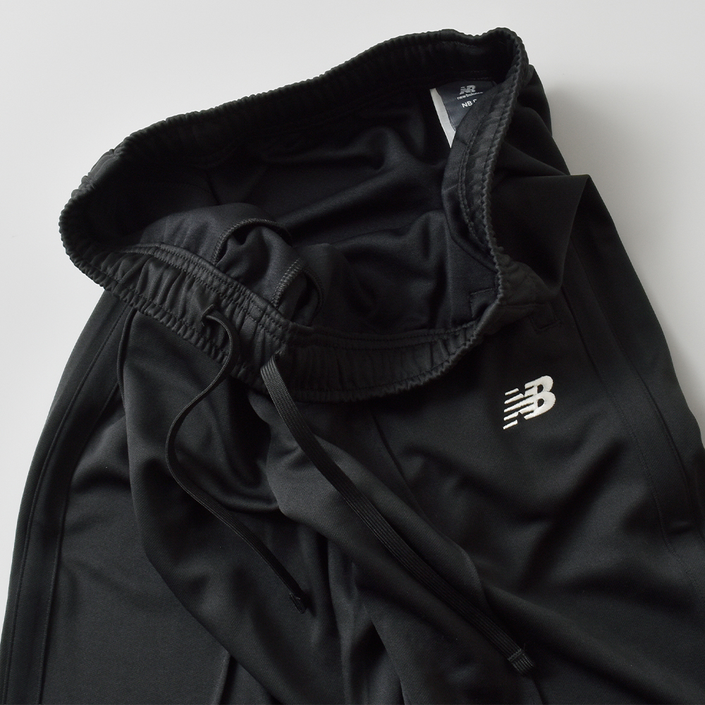 new balance(ニューバランス)吸汗速乾ダブルニットジョガートラックパンツ“AWP51109BK”awp51109