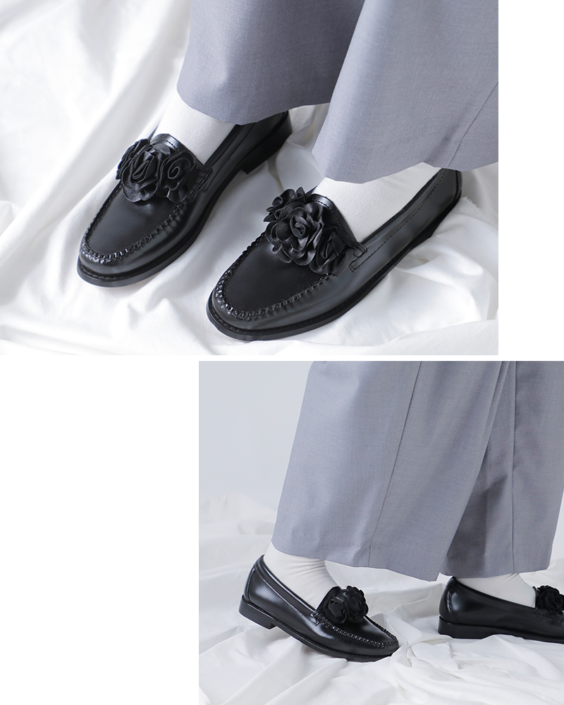 G.H.BASS(ジーエイチバス)レザーフローラペニーローファー“WEEJUNWMN”ba41097