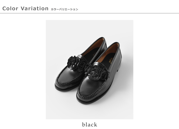 G.H.BASS(ジーエイチバス)レザーフローラペニーローファー“WEEJUNWMN”ba41097